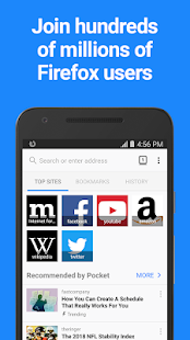 Firefox Browser fast & private Screenshot