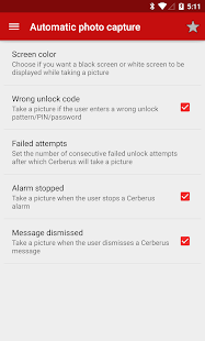 Cerberus anti theft Screenshot