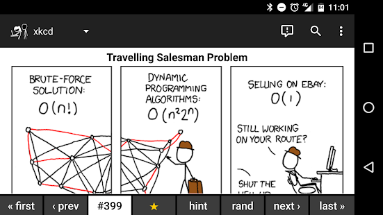 Browser for xkcd Screenshot