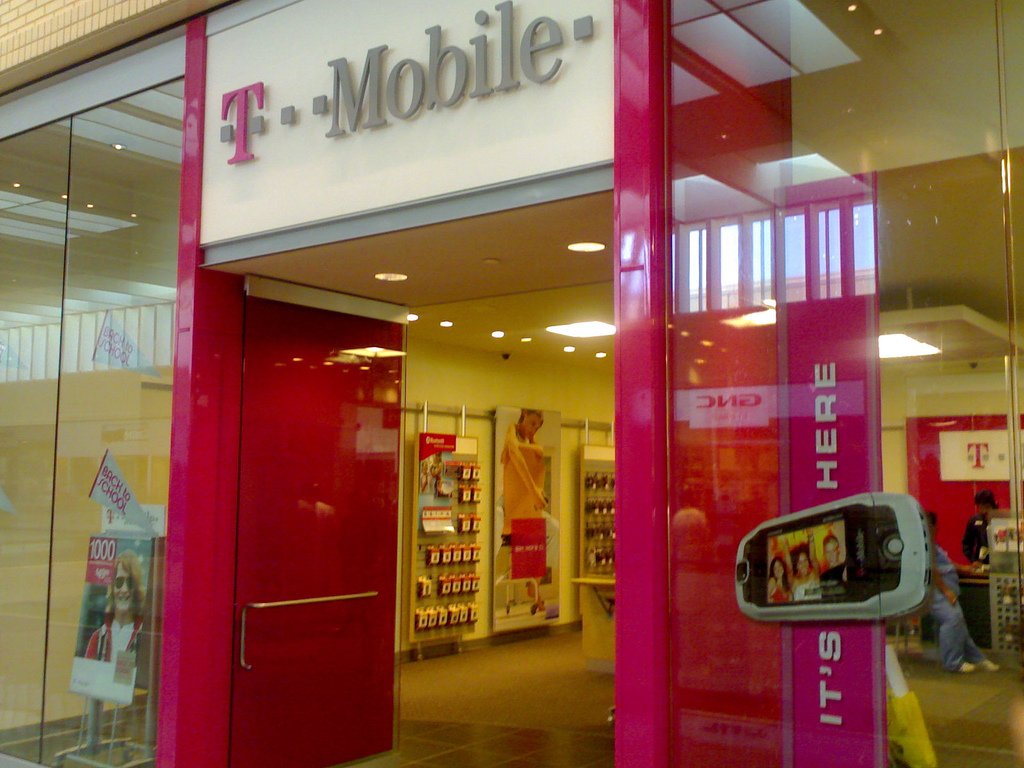 T Mobile store, source Matthew Stevens/ Flickr