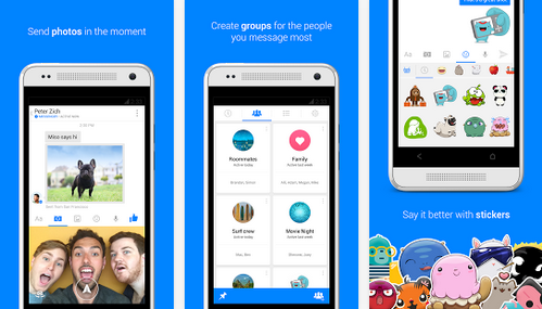 Messenger updates, Source Google Play