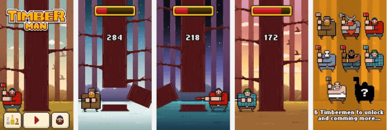 Timberman – a new fun game where you cut trees!