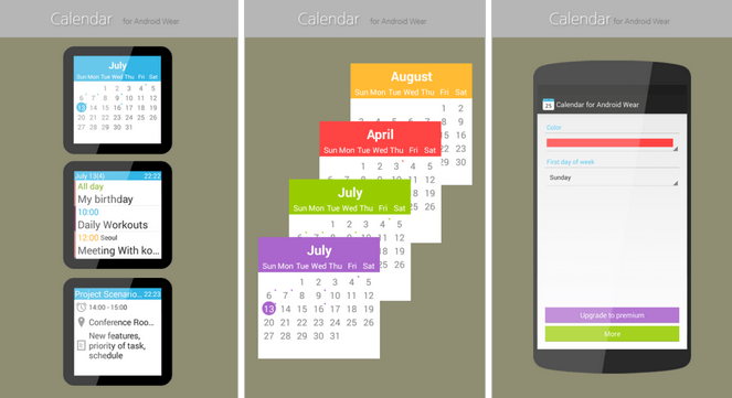 Calendar for Android Wear – a new app for your smartwatch