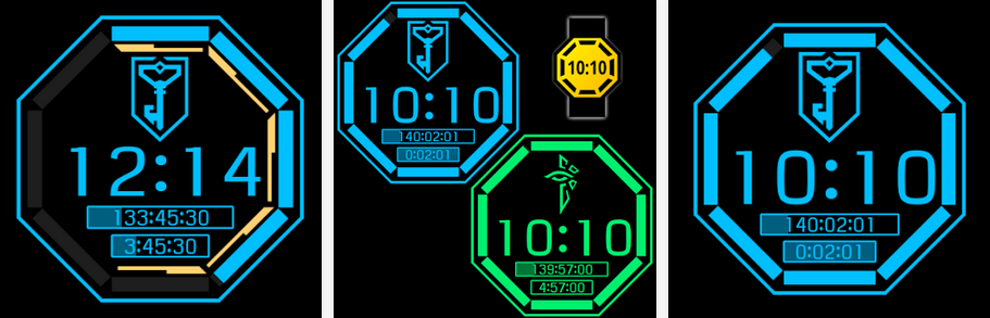 Ingress watchface theme integrated for Wear devices free on Google Playstore