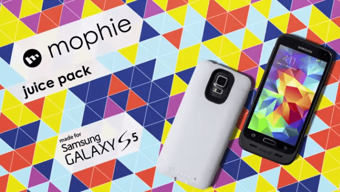 Samsung Galaxy S5 case with 3000 mAh battery on sale for $99.95 on Mophie