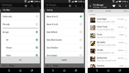 HTC File Manager in the Google Playstore – easier file management with a touch of Sense
