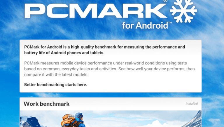 PCMark enters Google PlayStore – test your tablet or smartphone performance for free