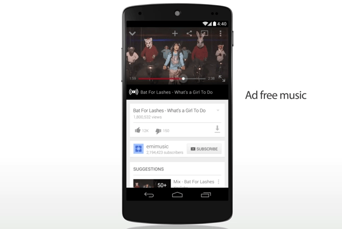 Google YouTube Music Key announced – offline viewing, full albums and more with a monthly subscription