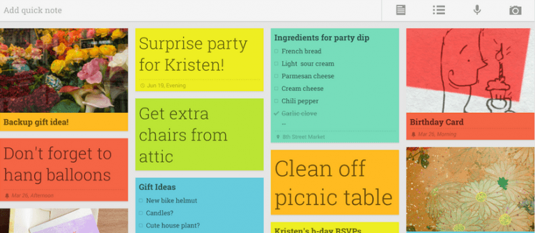 Google Keep Note update – sharing and collaboration lists allowed