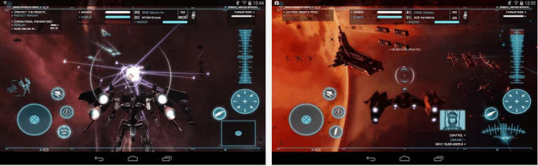 Strike Suit Zero – fight giant robots in space on your SHIELD tablet
