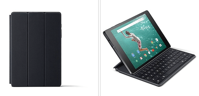 Nexus 9 cases and keyboard folio you can find on Amazon and Google Play!