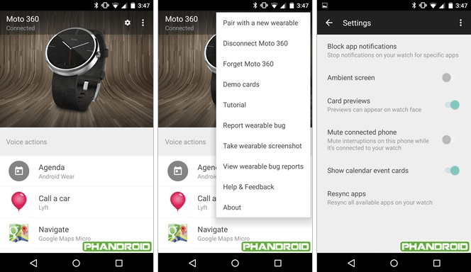 Android Wear companion app updated – changes to be implemented soon