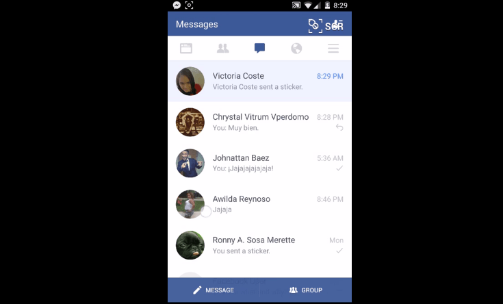 Facebook app beta redesign – get a more colorful interface with your social media
