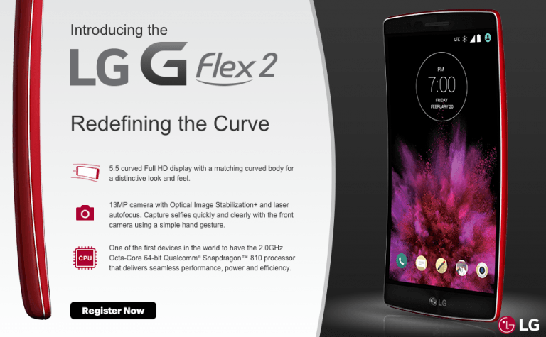 LG G Flex 2 to be sold by AT&T and Sprint in the first quarter of 2015