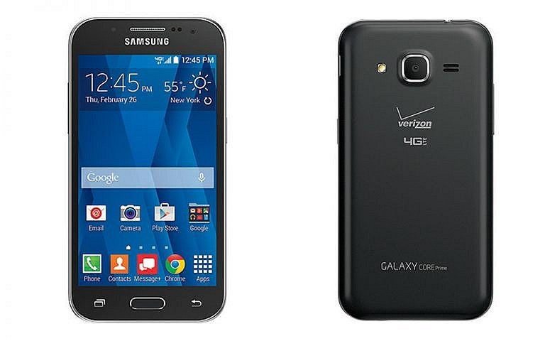 Samsung Galaxy Core Prime will be available on Verizon starting February 26th