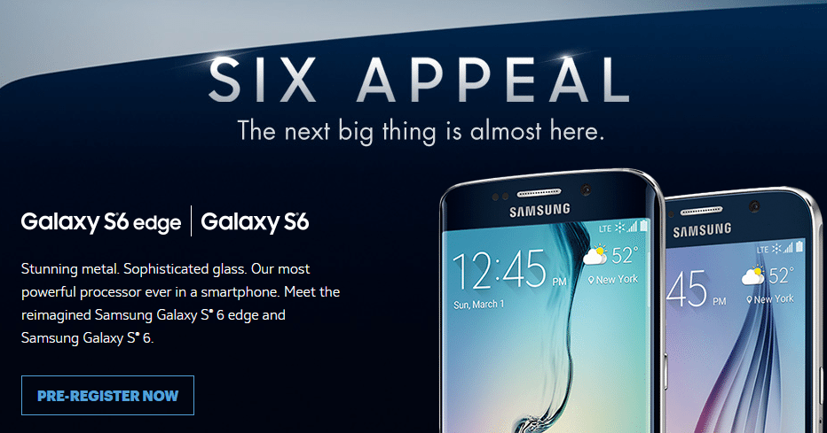 Samsung Galaxy S6 and S6 Edge to be available on all 5 major US carriers