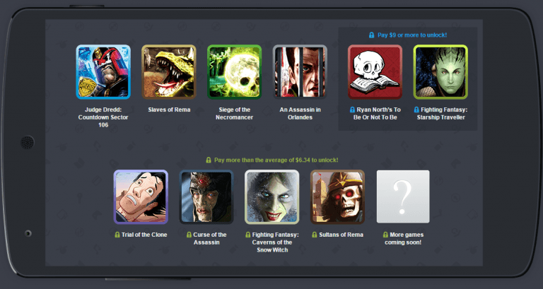 [Deal of the day] Humble Mobile Bundle by Tin Man Games – get your gamebook adventures while they’re hot!
