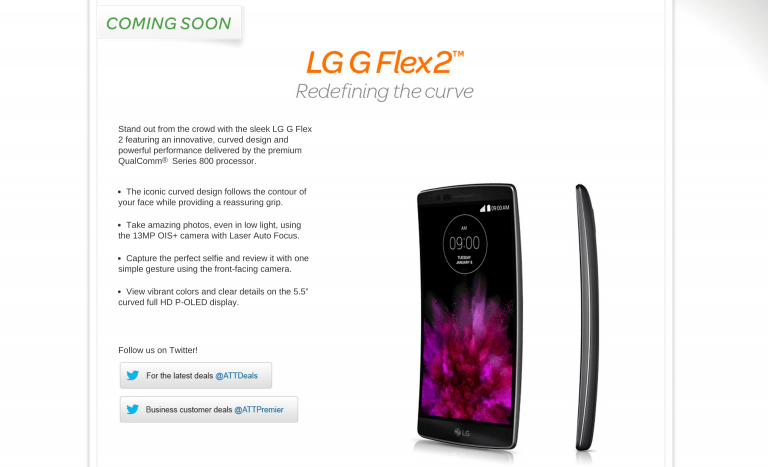 LG G Flex 2 available on AT&T stores and online starting April 24th  how much does it sell for?