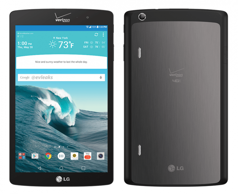 Verizon’s LG G Pad X leaked in photos by @evleaks
