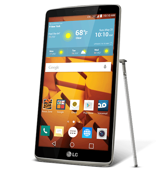 The low-end LG G Stylo reaches the US on Boost Mobile, soon to reach Sprint and Sprint Prepaid