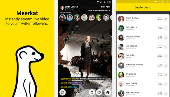 [App of the week] Meerkat – the live streaming service connected to social media steps on Periscope competition with a stable Android version