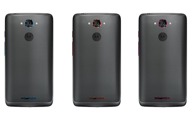 New Verizon-exclusive DROID Turbo flavored in blue, pink and orange metallic trim accents starting May 28th