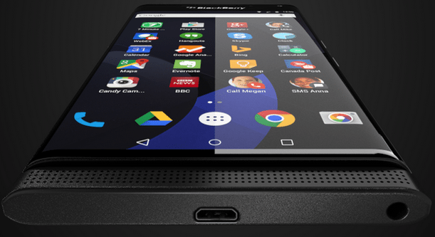 Blackberry Venice renders leaked - a curved screen Android Blackberry smartphone?