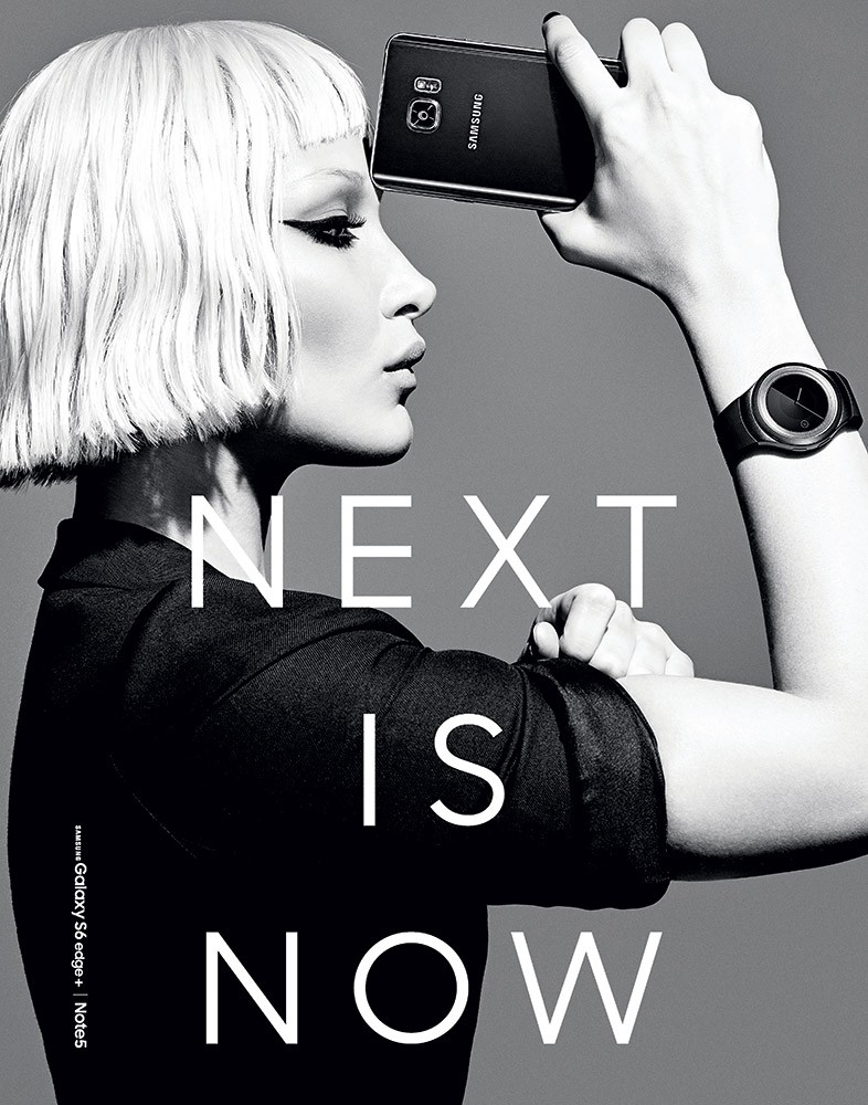 Gear S2 smartwatch appears in fashion shoots