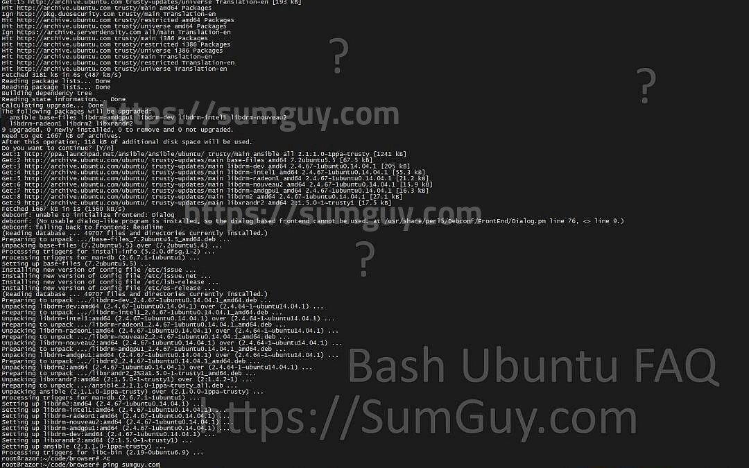 Ubuntu & Bash tutorial & basic utilities