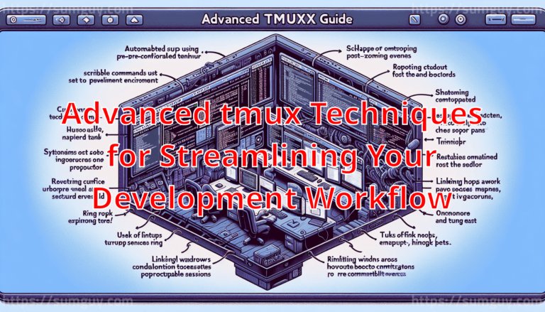 Tmux for Streamlining Dev Workflow