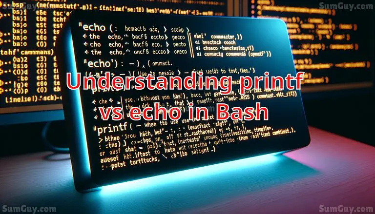 Understanding printf vs echo in Bash